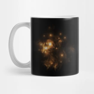 Gold starry nebula Mug